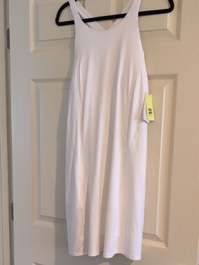 all in motion White Sleeveless Midi Tennis Dress